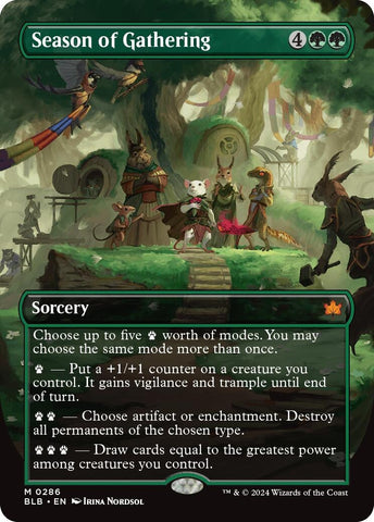Season of Gathering Borderless (286) [BLB]