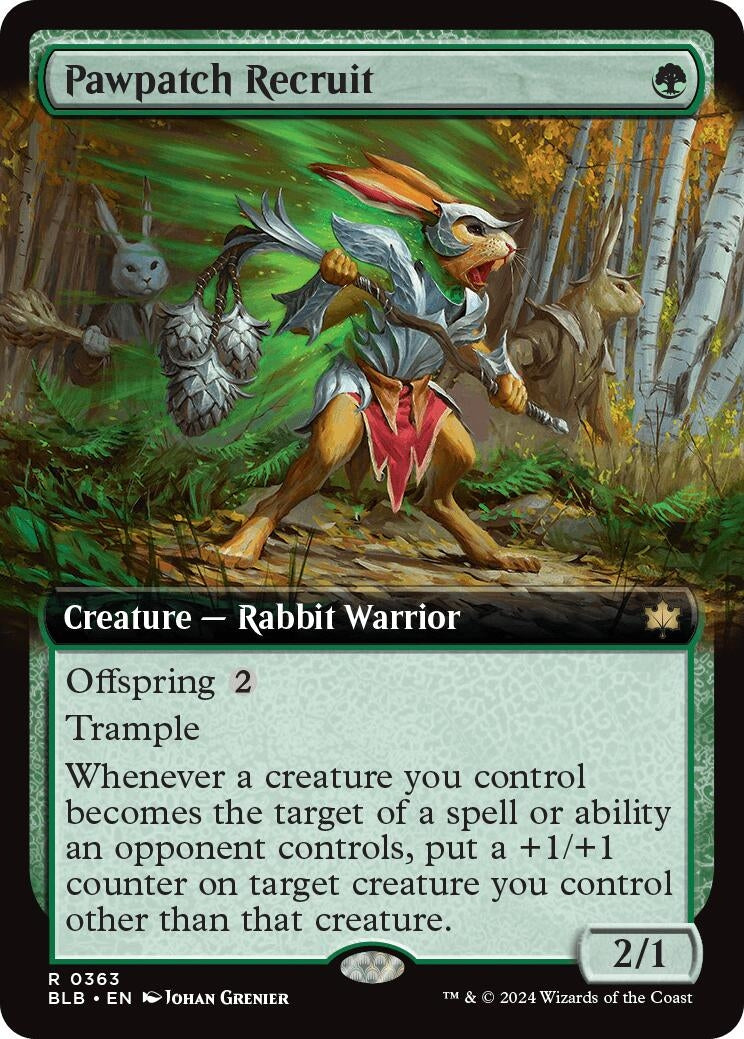 Pawpatch Recruit Extended Art (363) [BLB]