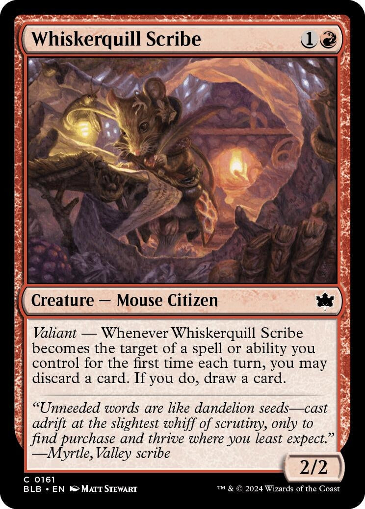 Whiskerquill Scribe (161) [BLB]