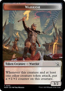 Warrior Phyrexian Hydra 0012 Double Sided Token (15 // 12) [MOM]