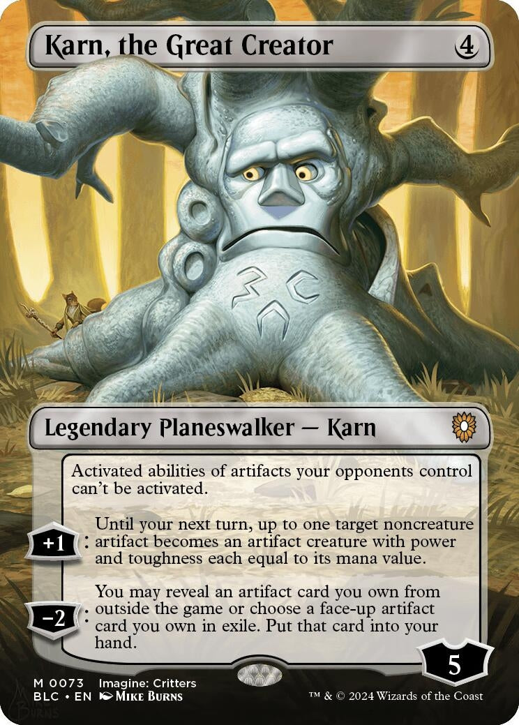 Karn the Great Creator Borderless (73) [BLC]