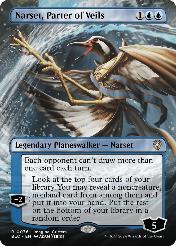Narset Perter of Veils Borderless (76) [BLC]