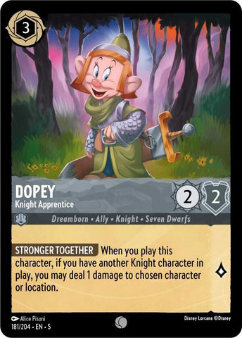 Dopey Knight Apprentice (186/204) [5]