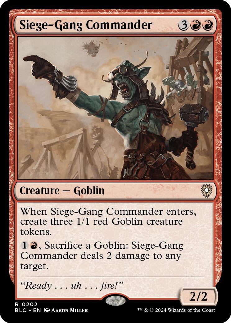 Siege Gang Commander (202) [BLC]