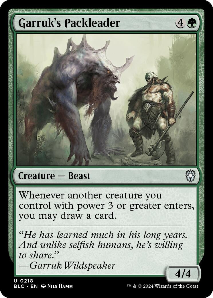 Garruks Packleader (218) [BLC]