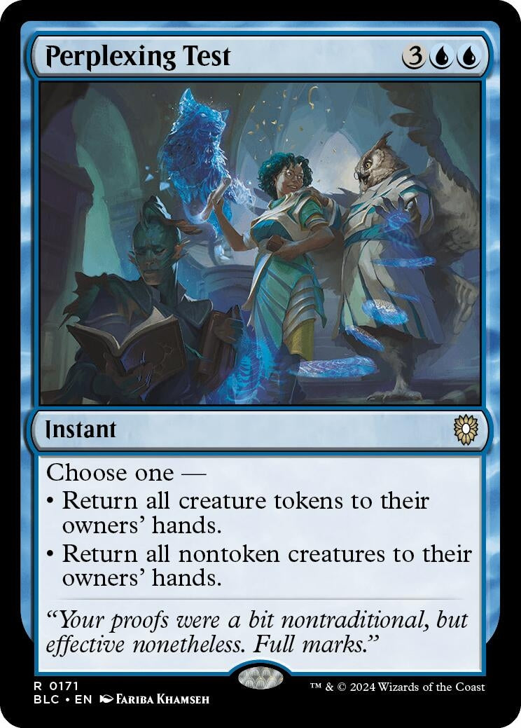 Perplexing Test (171) [BLC]