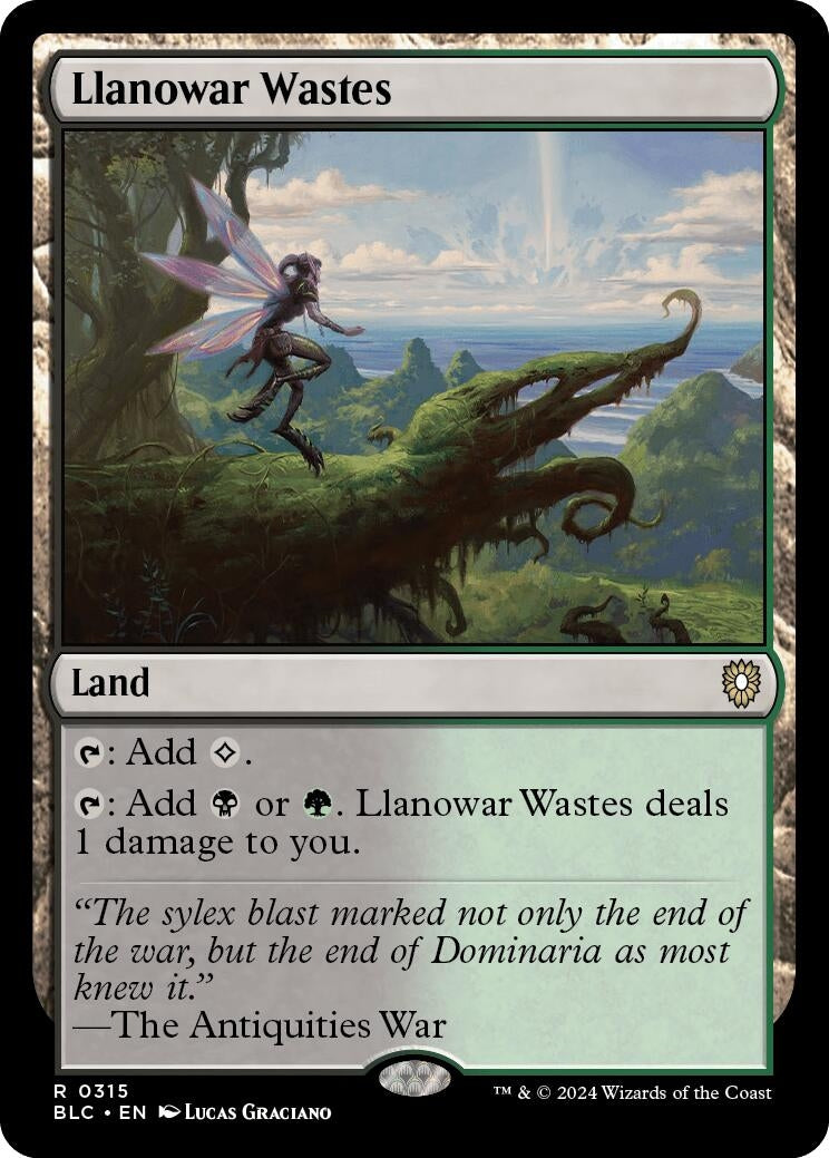 Llanowar Wastes (315) [BLC]