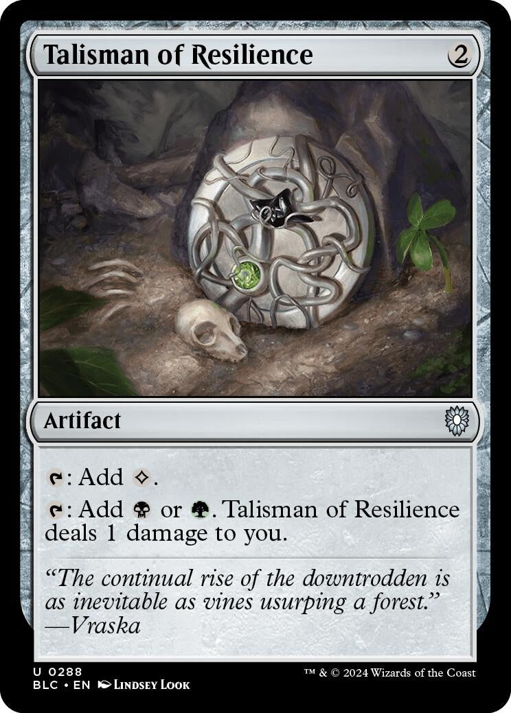 Talisman of Resilience (288) [BLC]