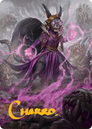 Liliana of the Dark Realms Art Card Gold Stamped Signature (51) [ASBLB]