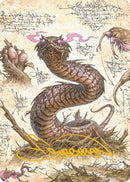 Rottenmouth Viper Art Card Gold Stamped Signature (36) [ASBLB]