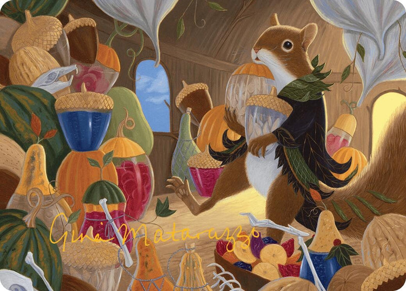 Stocking the Pantry Art Card Gold Stamped Signature (24) [ASBLB]