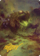 The Gitrog Monster Art Card Gold Stamped Signature (52) [ASBLB]