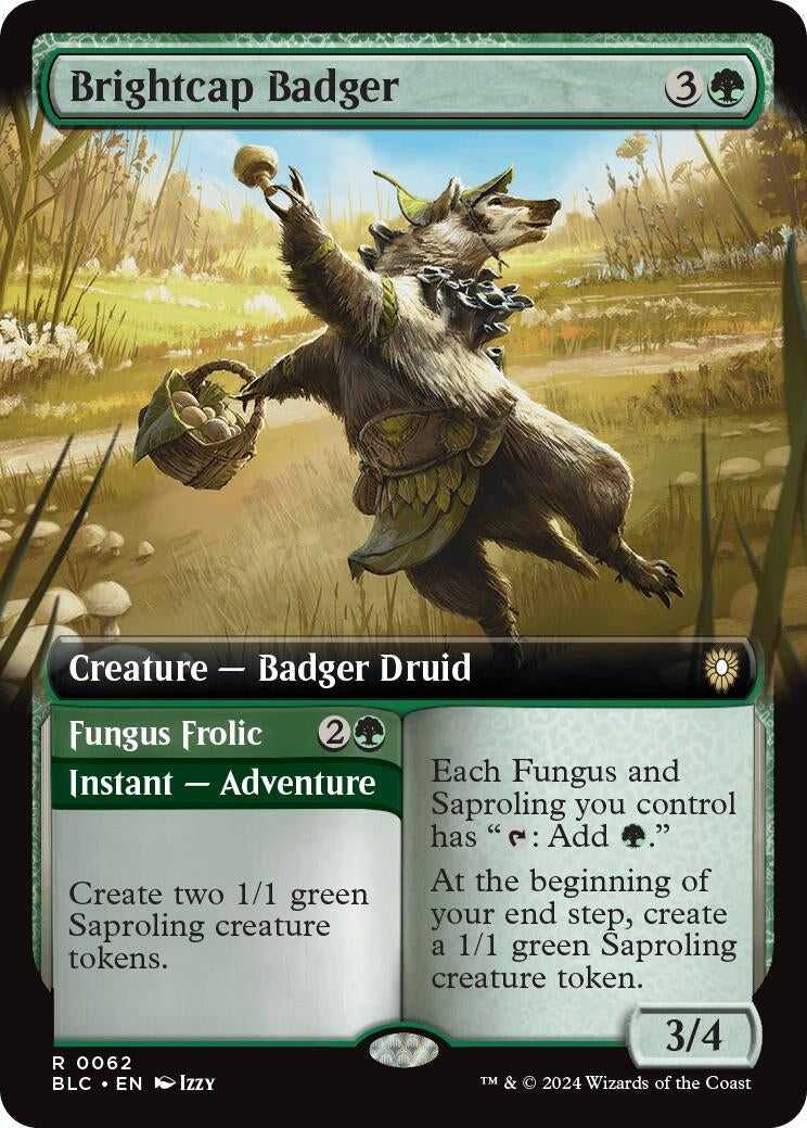 Brightcap Badger Extended Art (62) [BLC]