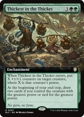 Thickest in the Thicket Extended Art (67) [BLC]