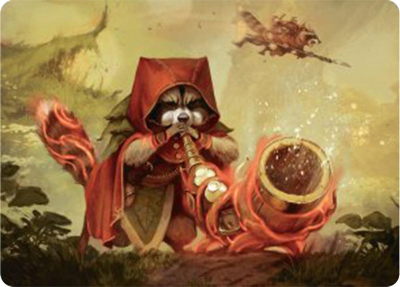 Raccoon Rallier Art Card (20) [ASBLB]