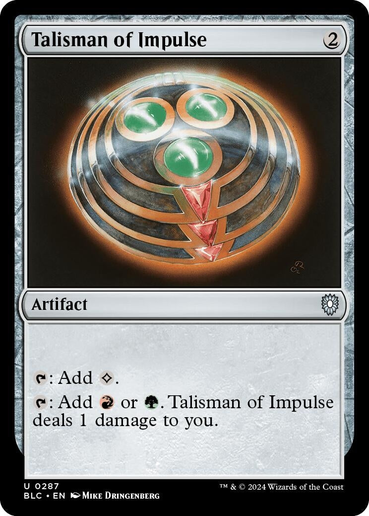 Talisman of Impulse (287) [BLC]