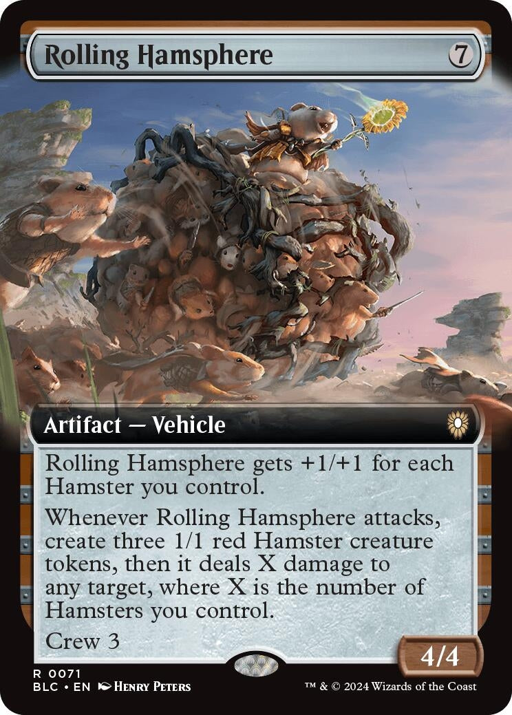 Rolling Hamsphere Extended Art (71) [BLC]