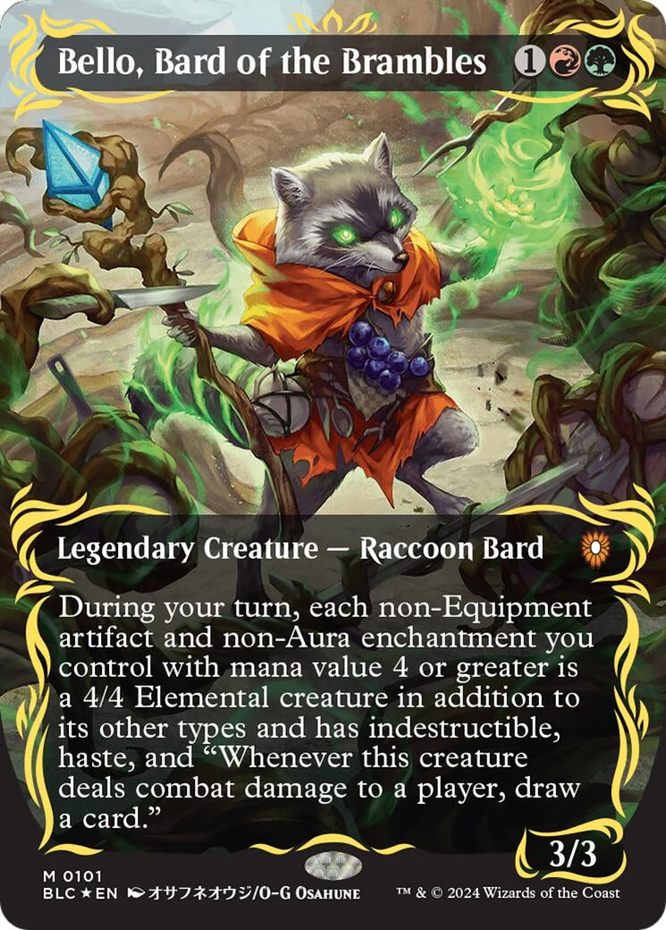 Bello Bard of the Brambles Borderless Raised Foil (101) [BLC]