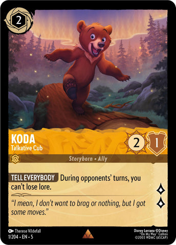 Koda Talkative Cub (1/204) [5]