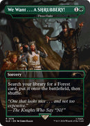 We WantA SHRUBBERY Three Visits (1676) [SLD]