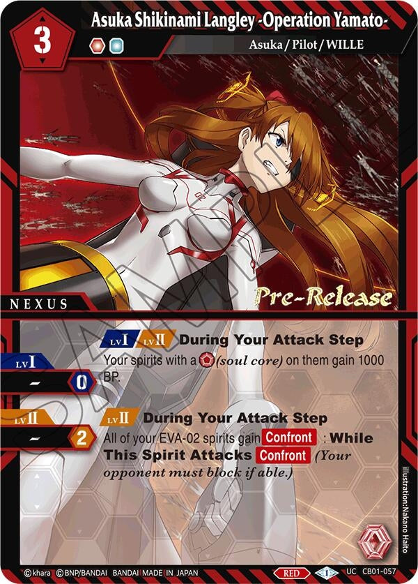 Asuka Shikinami Langley Operation Yamato (CB01-057) [CB01 PRE]