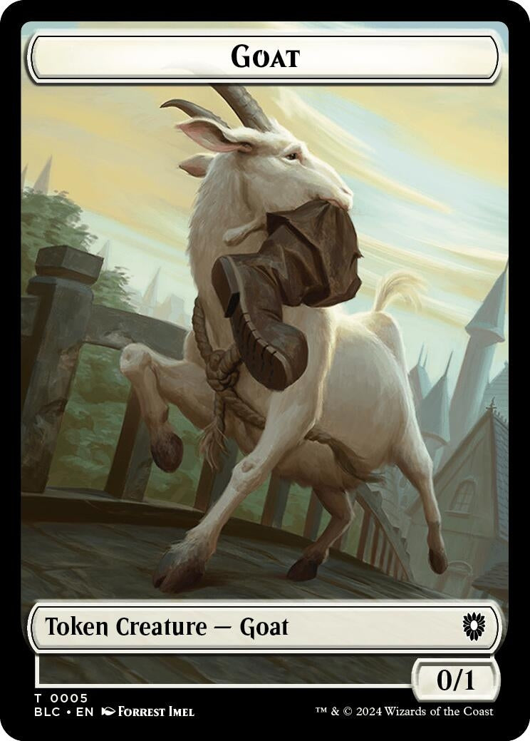 Goat Wolf 032 Double Sided Token (5 // 32) [BLC]