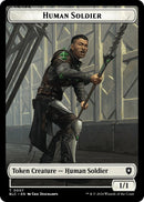 Human Soldier Wolf 035 Double Sided Token (7 // 35) [BLC]