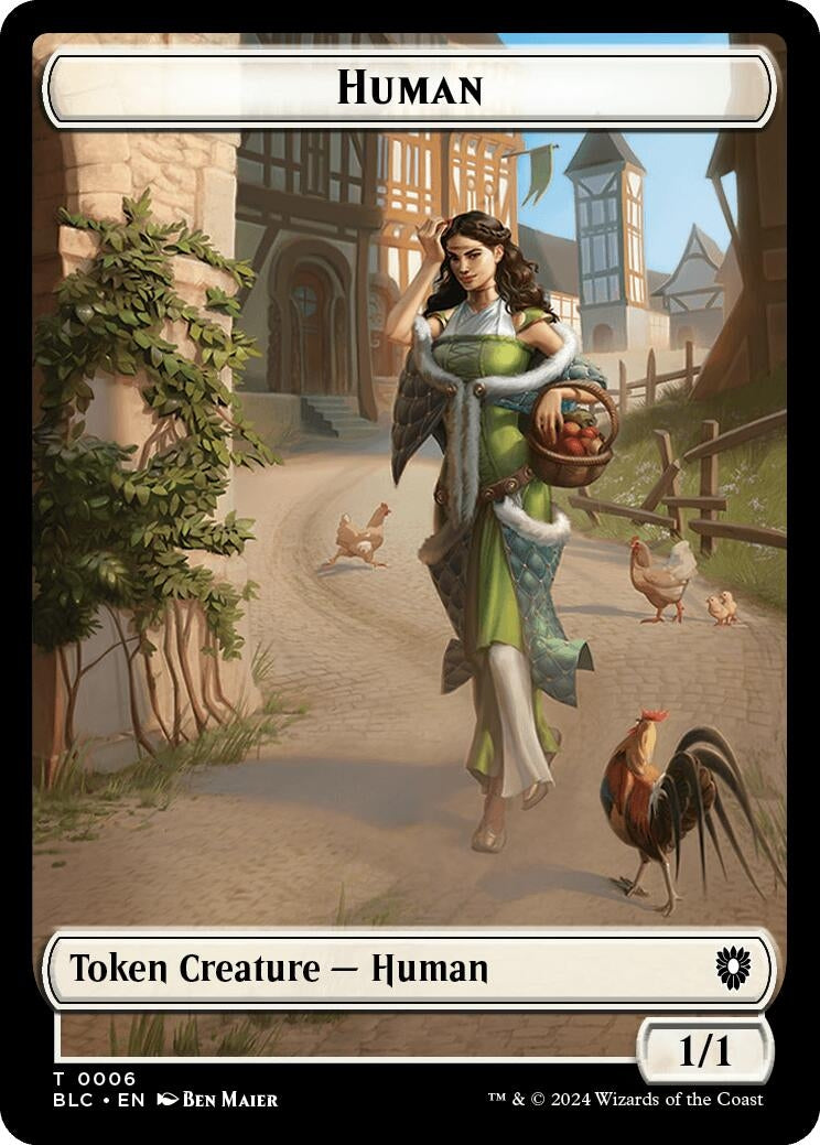 Human Soldier Double Sided Token (6 // 8) [BLC]