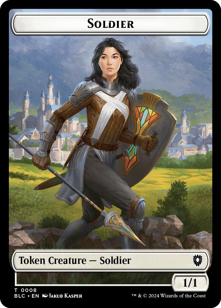 Soldier Citizen Double Sided Token (8 // 33) [BLC]