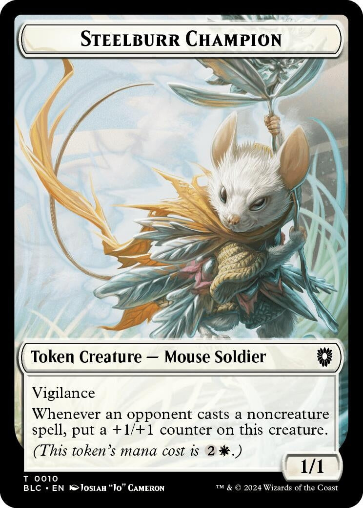 Steelburr Champion Squid Double Sided Token (10 // 17) [BLC]