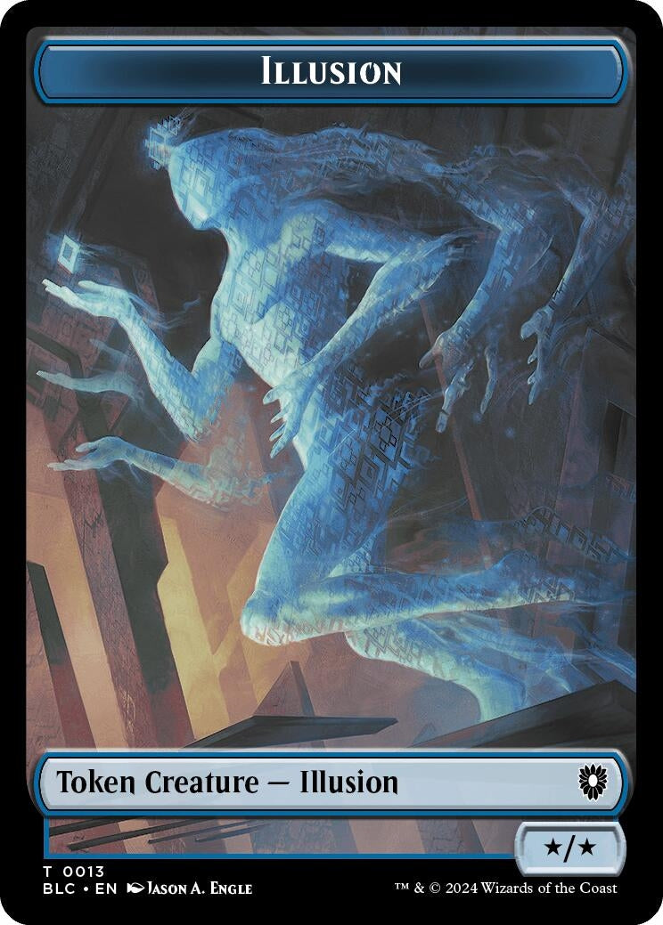 Illusion Goblin Double Sided Token (13 // 21) [BLC]