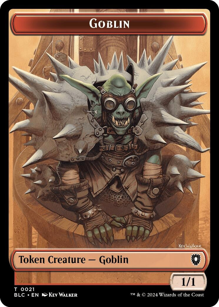 Goblin Thopter Double Sided Token (21 // 39) [BLC]