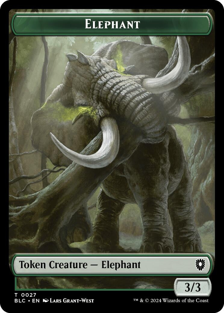 Elephant Squid Double Sided Token (27 // 17) [BLC]