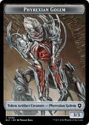 Phyrexian Golem Faerie Double Sided Token (38 // 12) [BLC]
