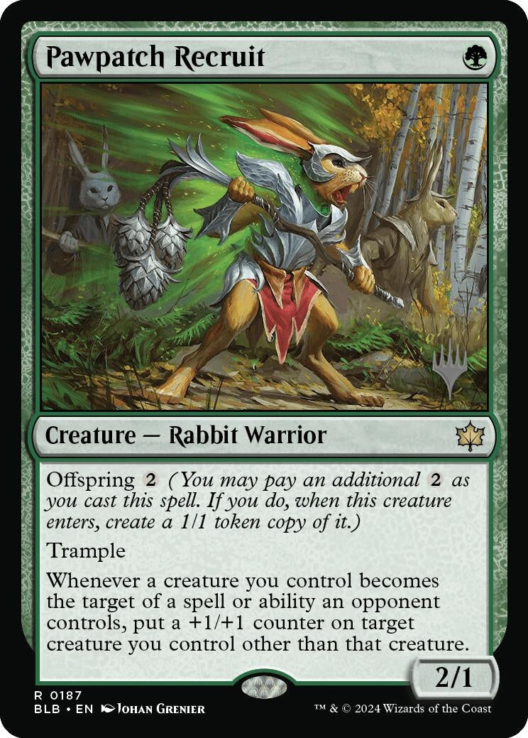 Pawpatch Recruit (187) [PPBLB]