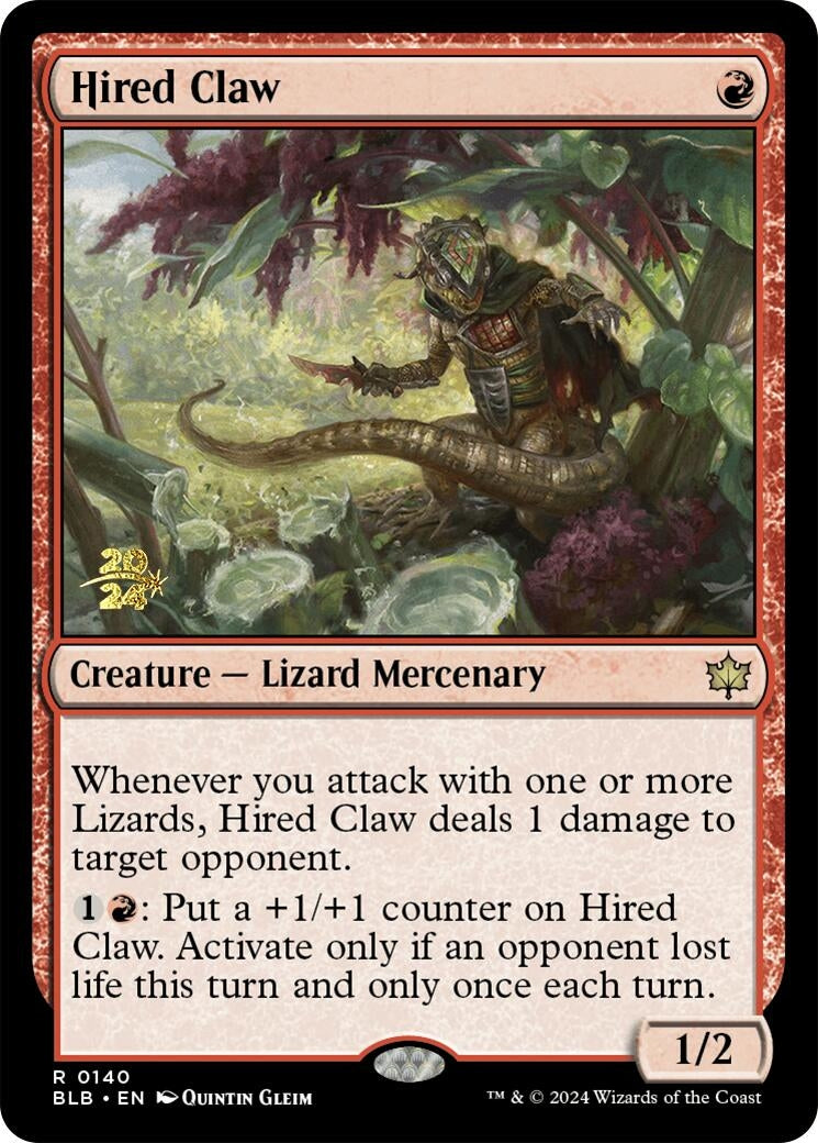 Hired Claw (140) [PRE]