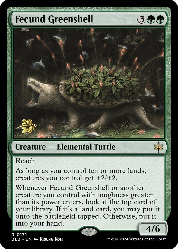 Fecund Greenshell (171) [PRE]