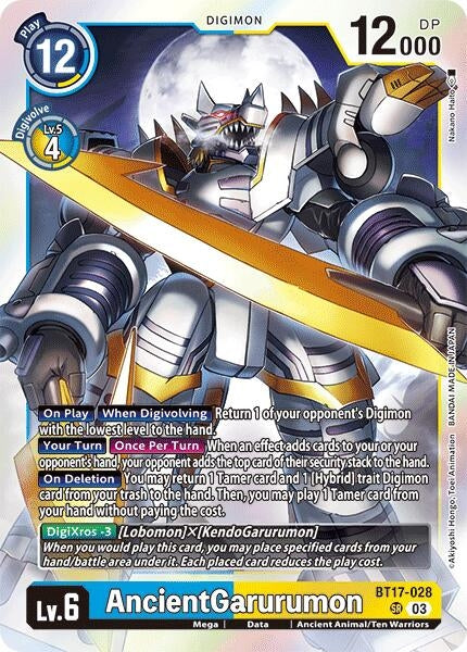 Image for AncientGarurumon [Secret Crisis]