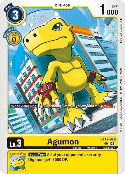 Image for Agumon - BT17-029 [Secret Crisis]