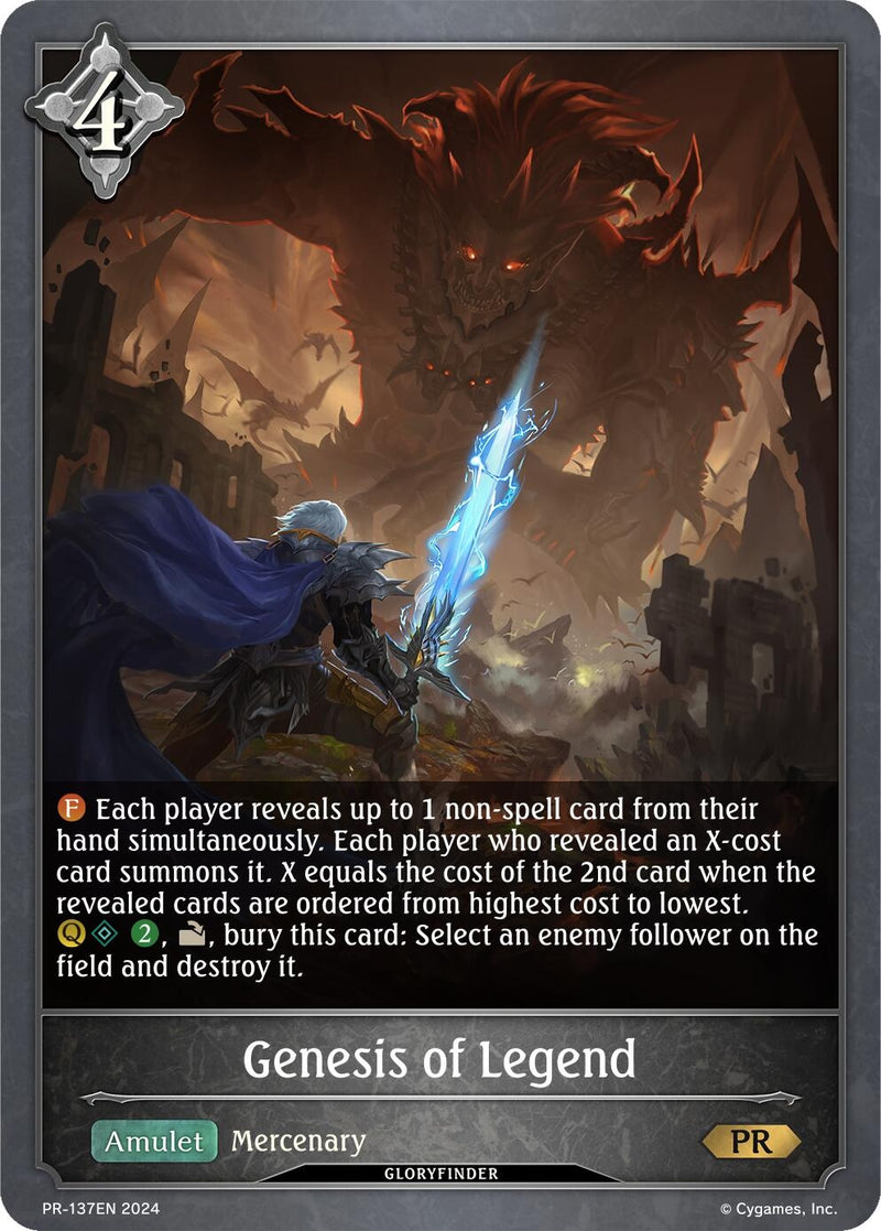 Genesis of Legend (PR-137EN) [SVPR]