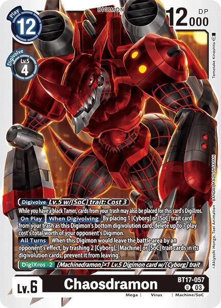 Image for Chaosdramon [Secret Crisis]