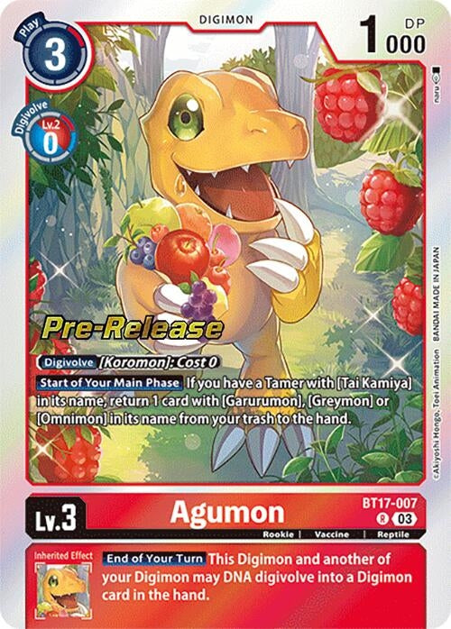 Image for Agumon [Secret Crisis Pre-Release Cards]
