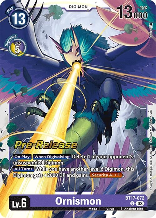 Image for Ornismon [Secret Crisis Pre-Release Cards]