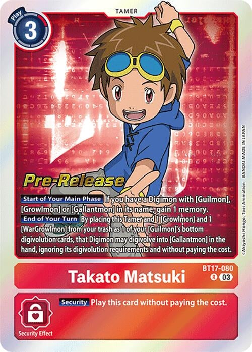 Image for Takato Matsuki [Secret Crisis Pre-Release Cards]