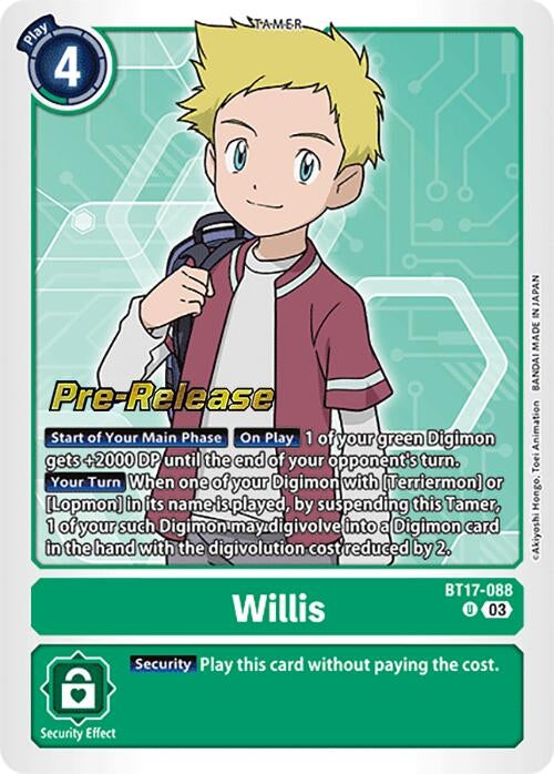 Image for Willis [Secret Crisis Pre-Release Cards]