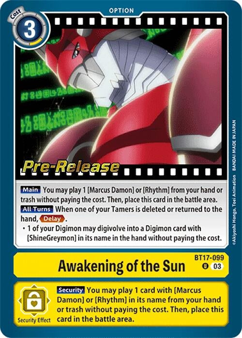 Image for Awakening of the Sun [Secret Crisis Pre-Release Cards]