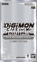 Image for Secret Crisis Pre-release Pack - Digimon Card Game