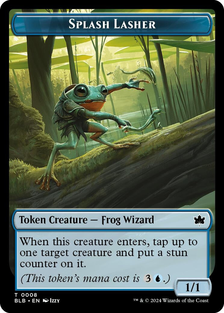 Splash Lasher Token (8) [BLB]