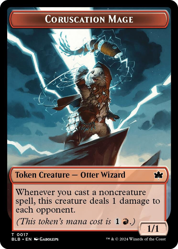 Coruscation Mage Token (17) [BLB]