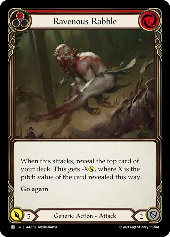 Ravenous Rabble Red (AAZ012) [ADA]